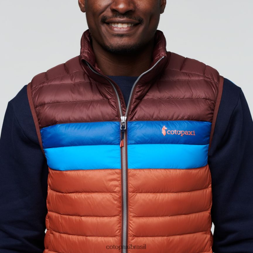 Cotopaxi homens colete de penas de fogo PFLZ127 roupas castanha/especiaria