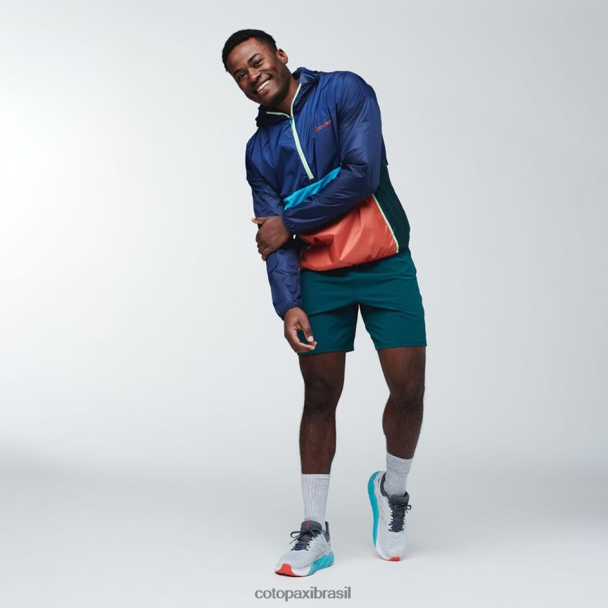 Cotopaxi homens corta vento teca halfzip PFLZ105 roupas sicômoro