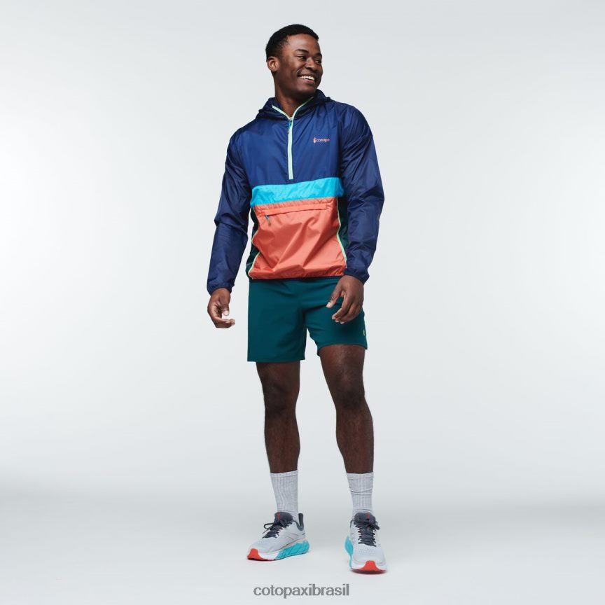 Cotopaxi homens corta vento teca halfzip PFLZ105 roupas sicômoro