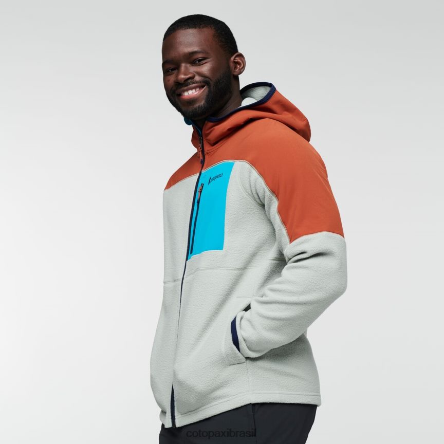 Cotopaxi homens jaqueta de lã com capuz e zíper completo abrazo PFLZ117 roupas tempero/pincel
