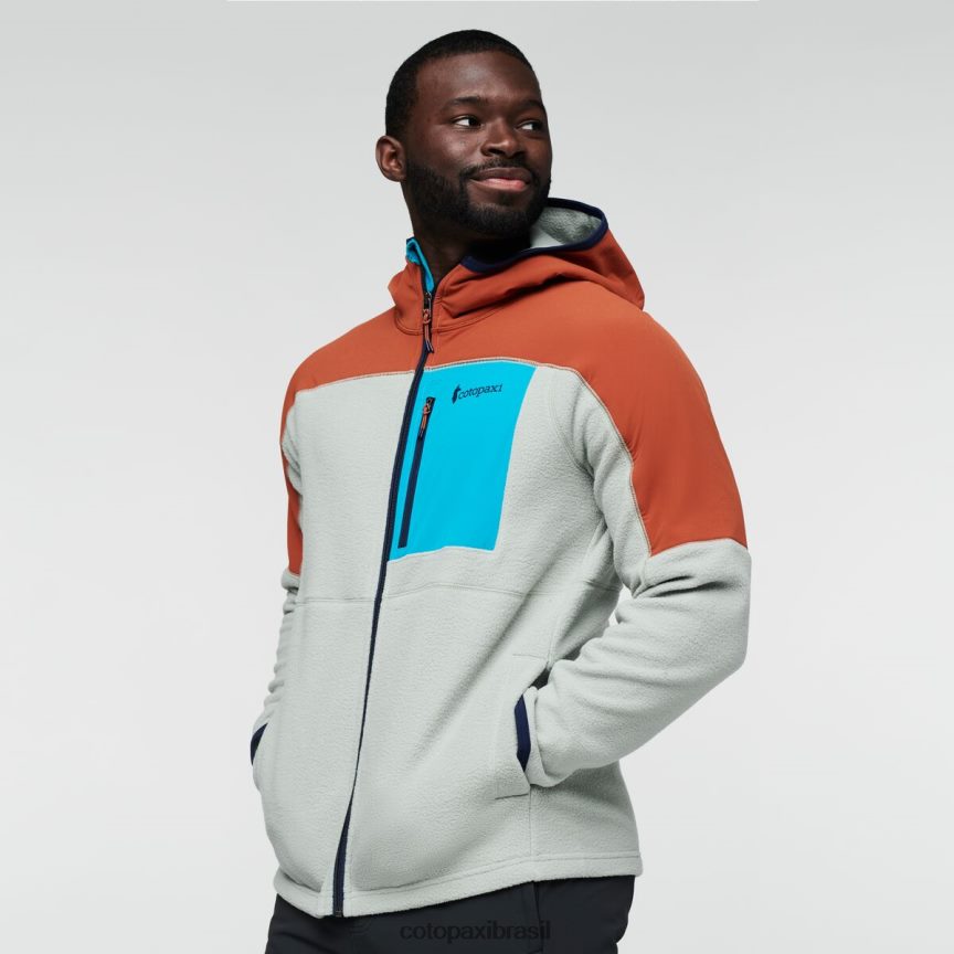 Cotopaxi homens jaqueta de lã com capuz e zíper completo abrazo PFLZ117 roupas tempero/pincel