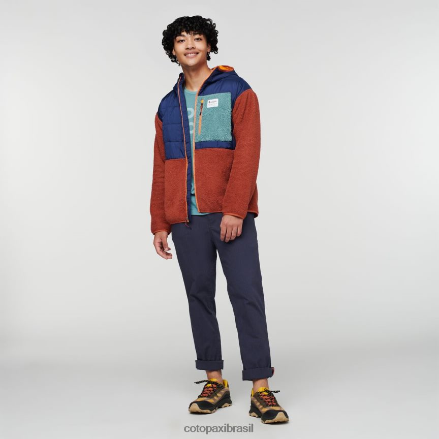 Cotopaxi homens jaqueta híbrida trico PFLZ124 roupas marítimo/especiaria