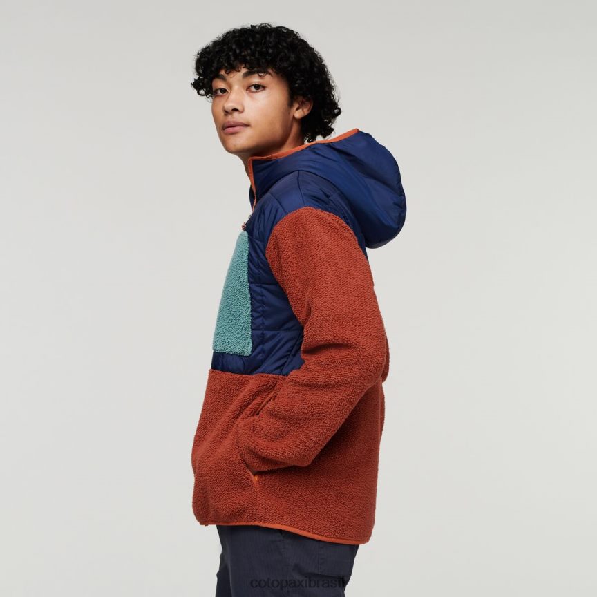 Cotopaxi homens jaqueta híbrida trico PFLZ124 roupas marítimo/especiaria