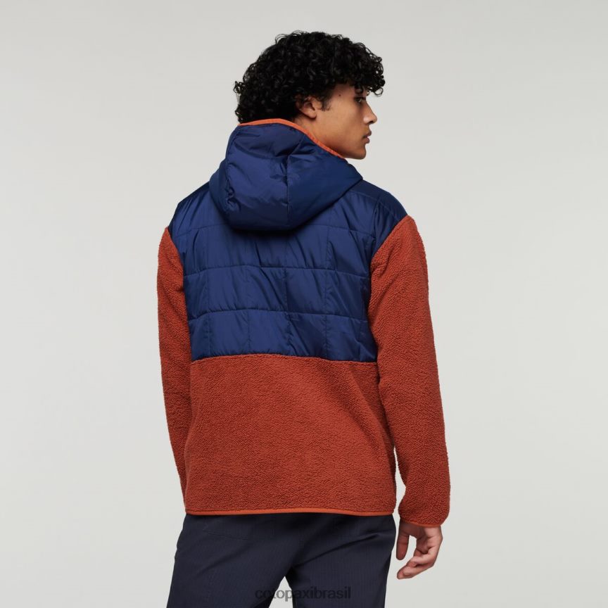 Cotopaxi homens jaqueta híbrida trico PFLZ124 roupas marítimo/especiaria