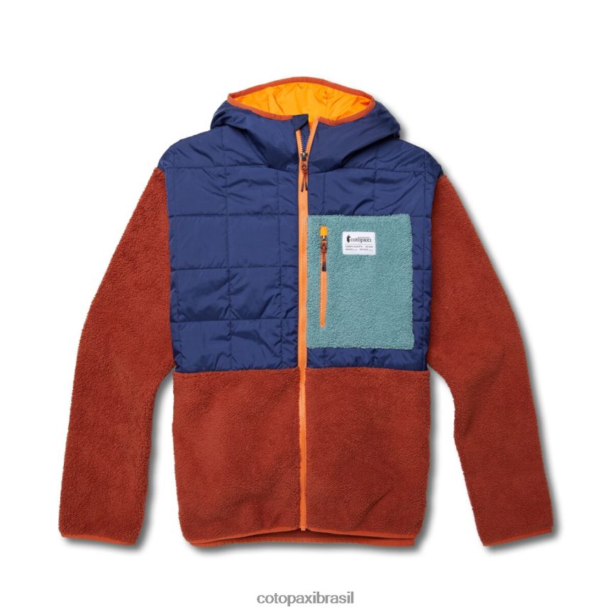 Cotopaxi homens jaqueta híbrida trico PFLZ124 roupas marítimo/especiaria