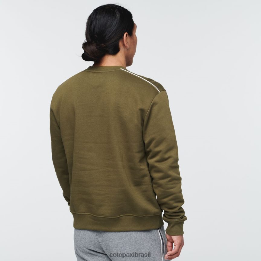Cotopaxi homens faça um bom moletom de tripulação PFLZ142 roupas carvalho
