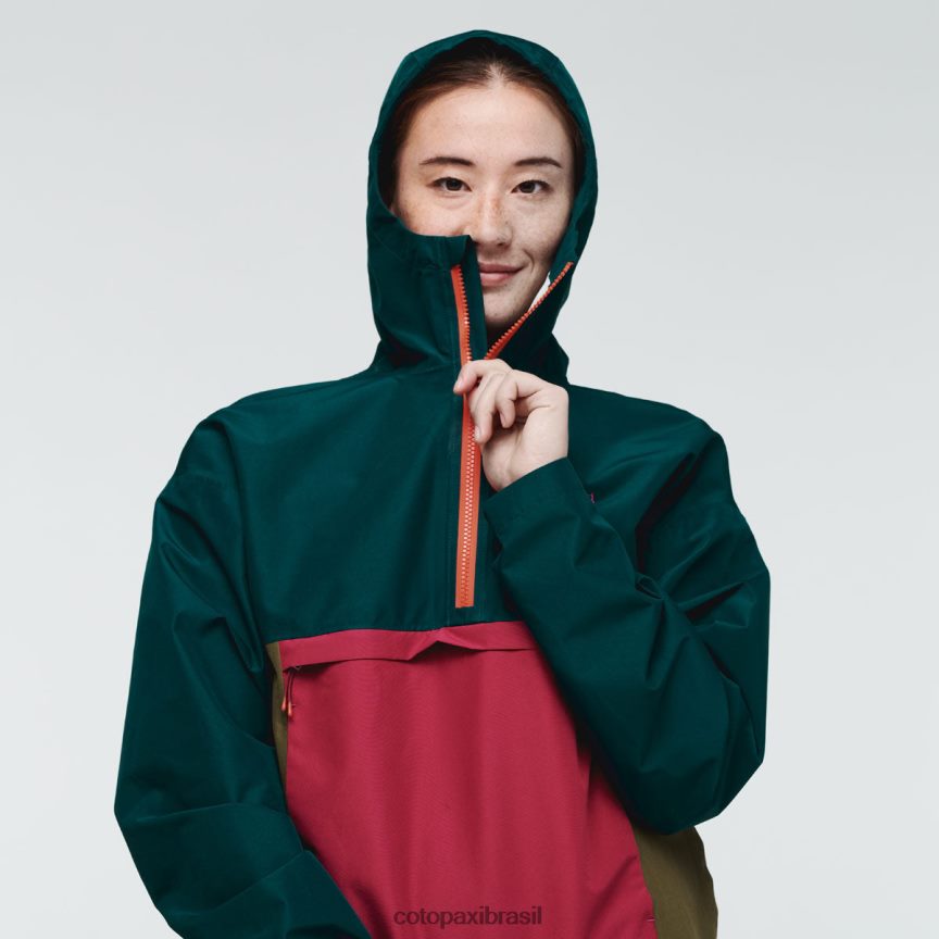 Cotopaxi mulheres anoraque de chuva cielo PFLZ16 roupas oceano profundo