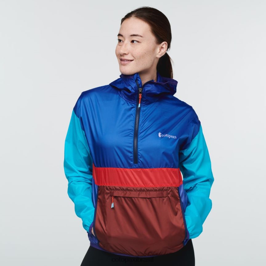 Cotopaxi mulheres corta vento teca halfzip PFLZ13 roupas sol de marinheiro