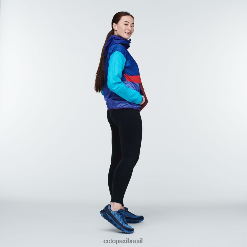 Cotopaxi mulheres corta vento teca halfzip PFLZ13 roupas sol de marinheiro