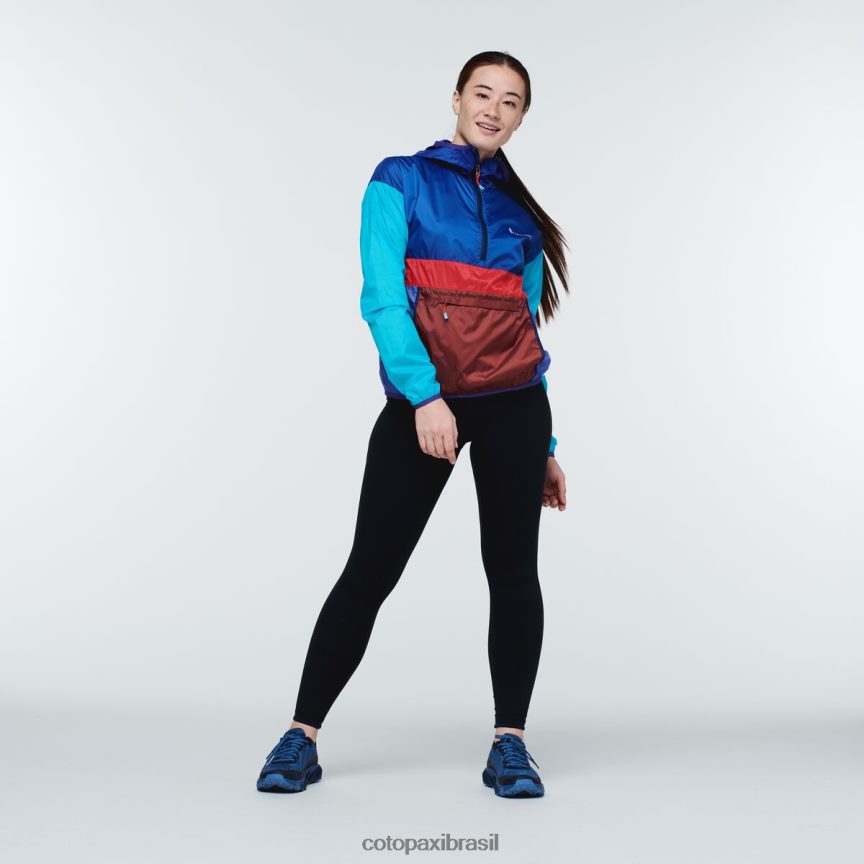 Cotopaxi mulheres corta vento teca halfzip PFLZ13 roupas sol de marinheiro