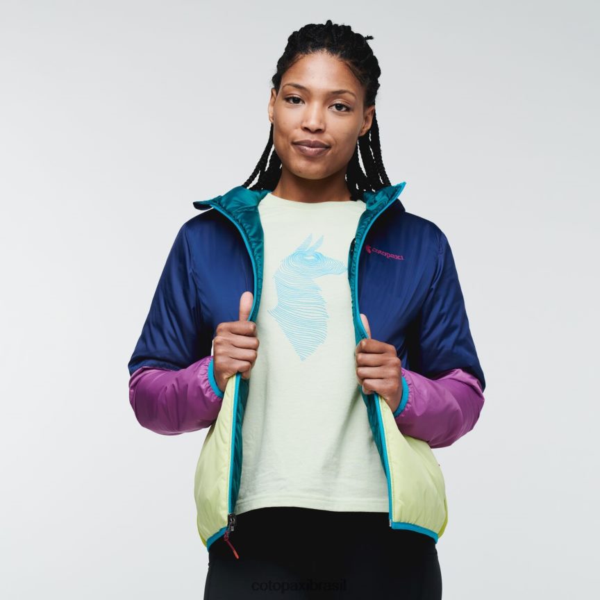 Cotopaxi mulheres jaqueta teca calido com capuz PFLZ19 roupas video cassete