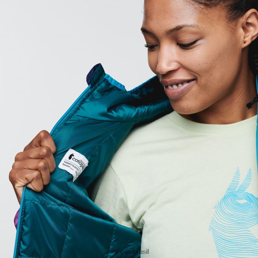 Cotopaxi mulheres jaqueta teca calido com capuz PFLZ19 roupas video cassete