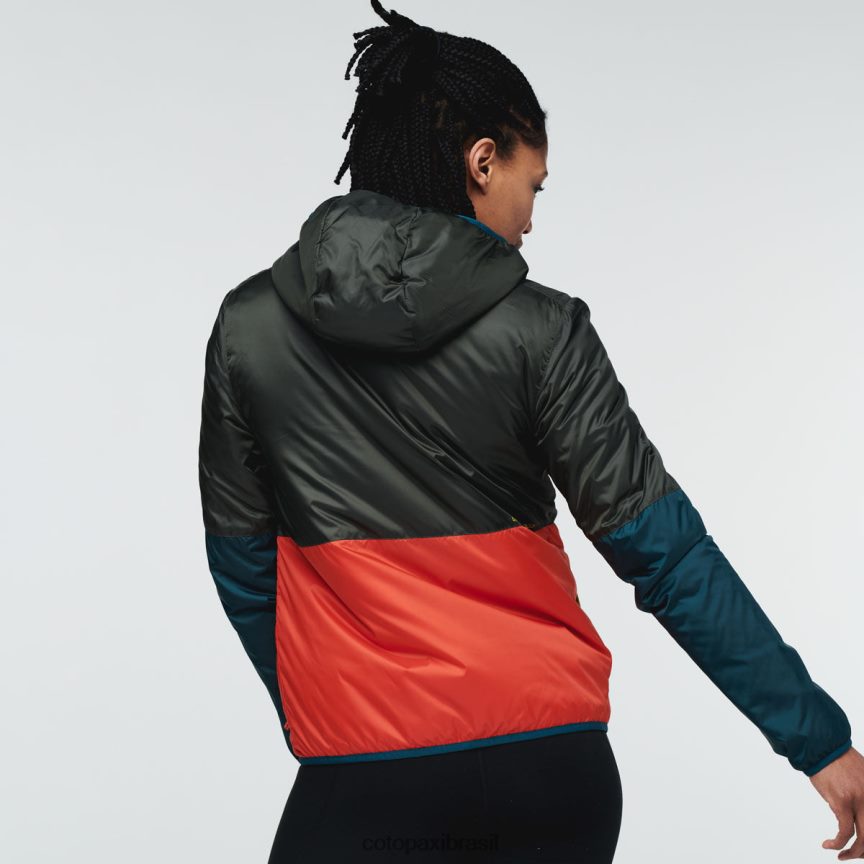 Cotopaxi mulheres jaqueta teca calido com capuz PFLZ20 roupas corra corra