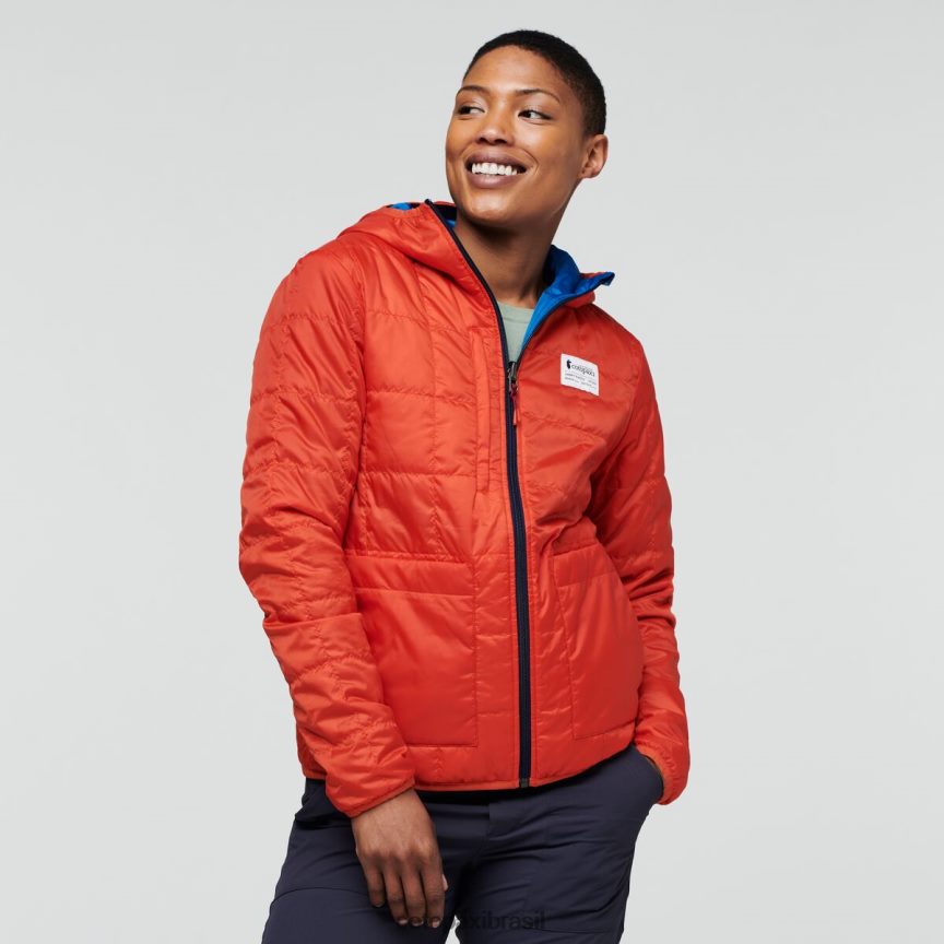 Cotopaxi mulheres jaqueta teca calido com capuz PFLZ7 roupas Ciência de foguetes