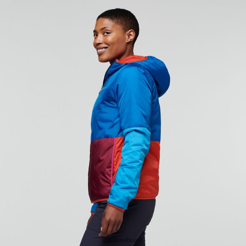 Cotopaxi mulheres jaqueta teca calido com capuz PFLZ7 roupas Ciência de foguetes