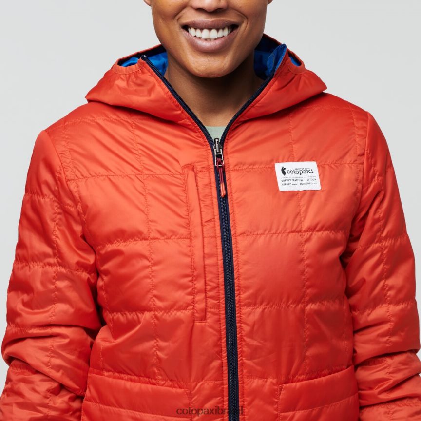 Cotopaxi mulheres jaqueta teca calido com capuz PFLZ7 roupas Ciência de foguetes