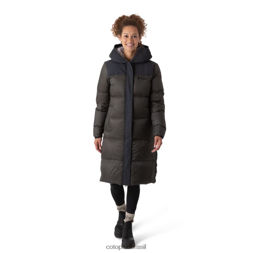 Cotopaxi mulheres parka solazo PFLZ28 roupas preto/ferro
