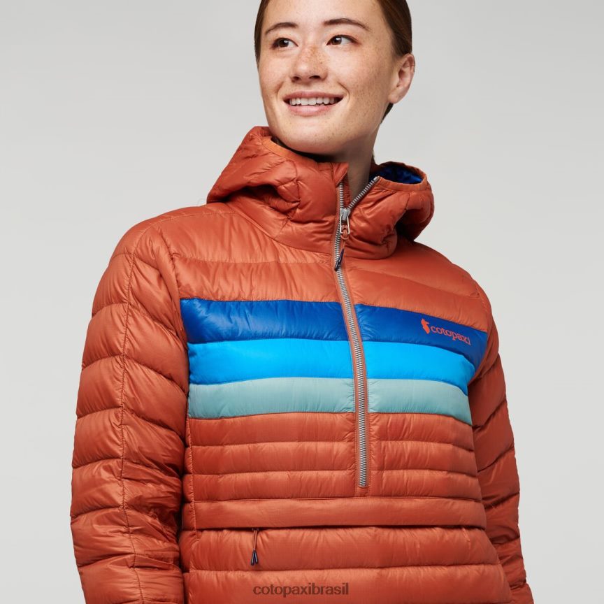 Cotopaxi mulheres pulôver fuego com capuz PFLZ2 roupas listras de especiarias