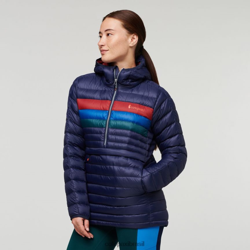 Cotopaxi mulheres pulôver fuego com capuz PFLZ3 roupas listras marítimas