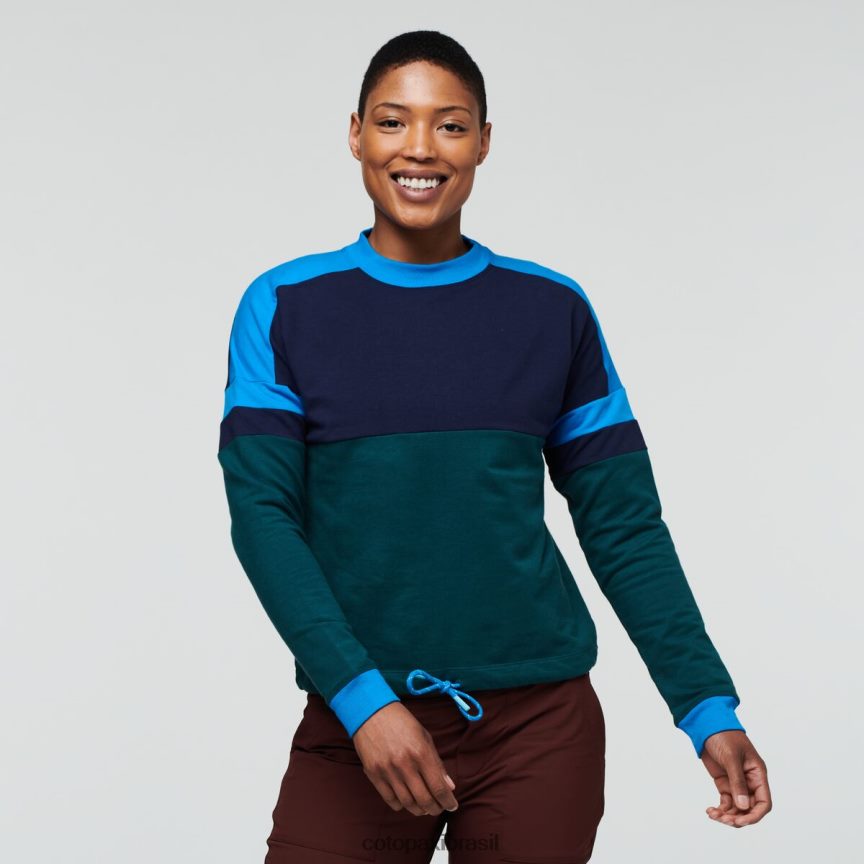 Cotopaxi mulheres moletom bandera PFLZ56 roupas marítimo/oceano profundo